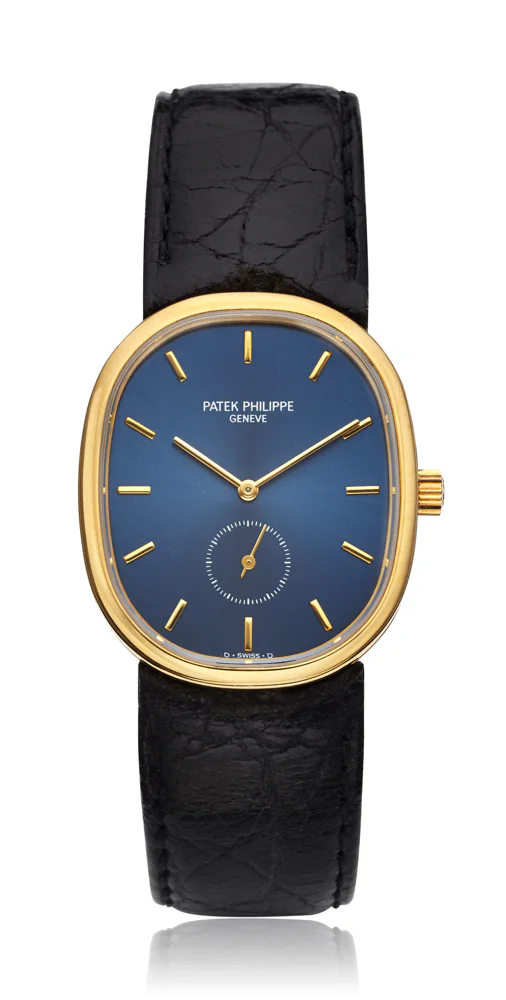 Patek Philippe Golden Ellipse Blue Dial